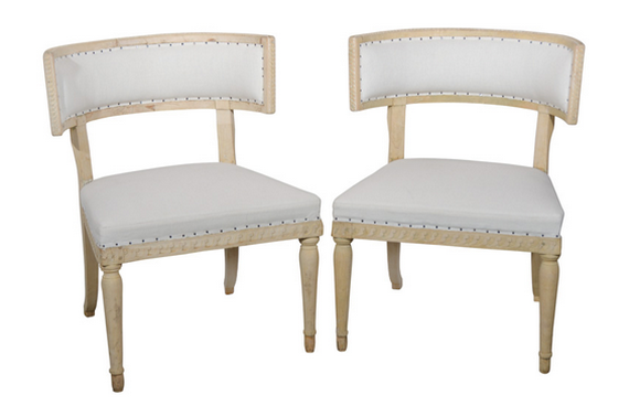 Swedish Gustavian Klismos Chairs Swedish Gustavian Klismos Chairs