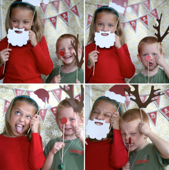 Christmas photo booth props