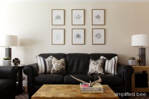 black and grey living room by simplified bee