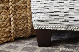 black white chair detail - simplified bee