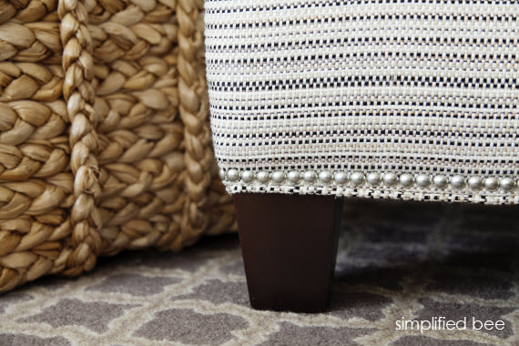 black white chair detail - simplified bee