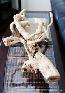 grape root decor - simplified bee