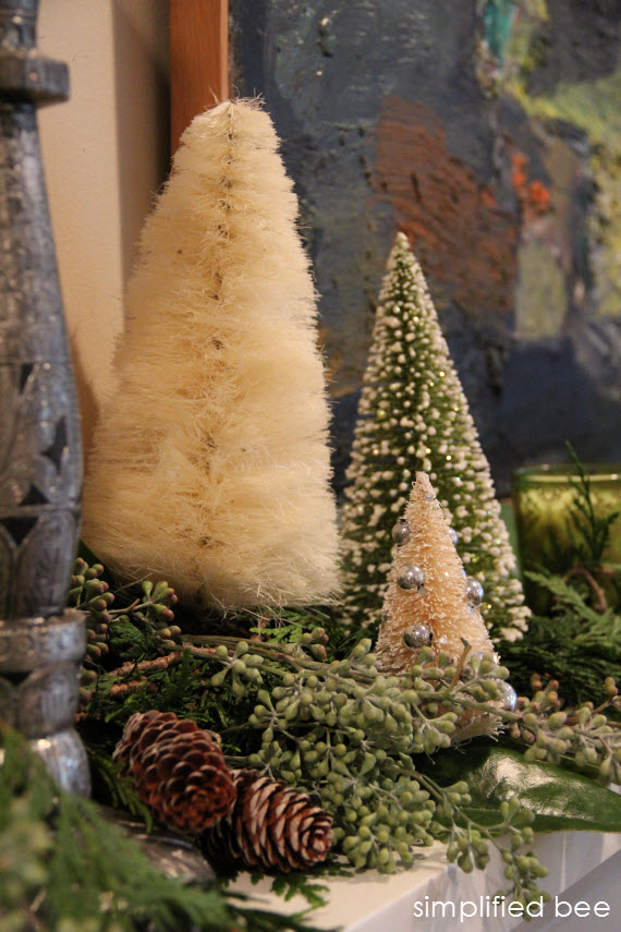 bottle brush christmas trees