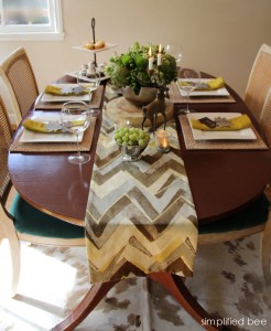 thanksgiving table setting