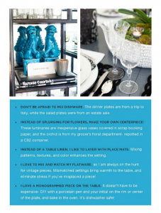 dinner party tips by kelley moore