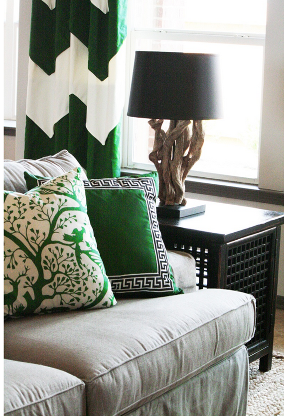 Emerald Green Home Decor Pillows