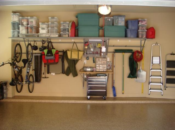 Monkey Bars Garage Organizing System