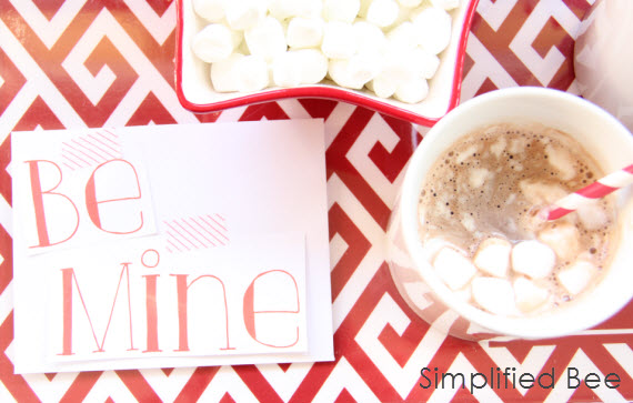 Valentines Day Hot Chocolate Tray