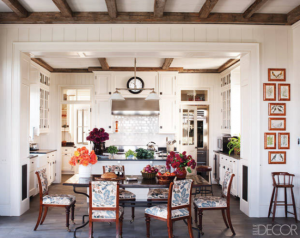 gourmet eat-in kitchen by Miles Redd