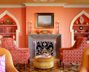 Moroccan inspired living room