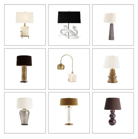 chic table lamp round-up