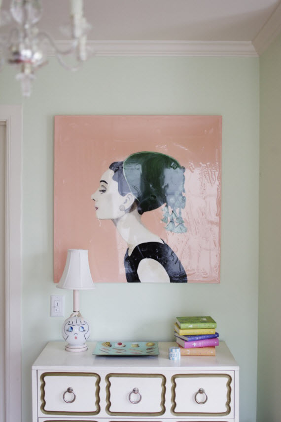 girl's eclectic bedroom dresser vignette girl's eclectic bedroom dresser vignette