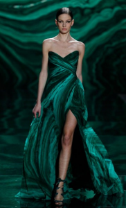 malachite dress monique lhuillier