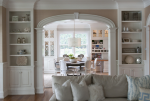 traditional home with open floorplan