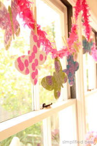 butterfly garland diy