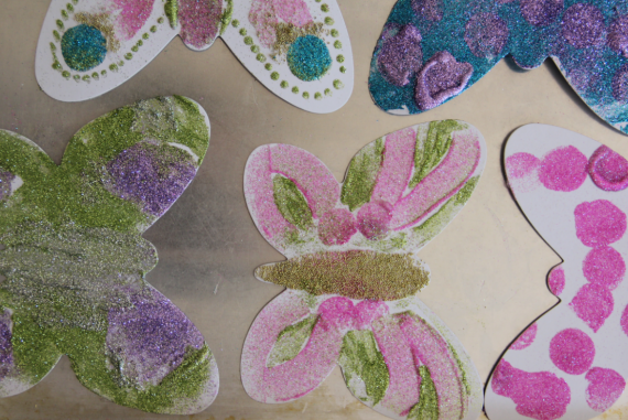 diy butterfly garland craft