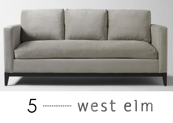 quality sofas online - west elm