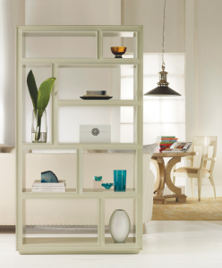 white chic bookcase