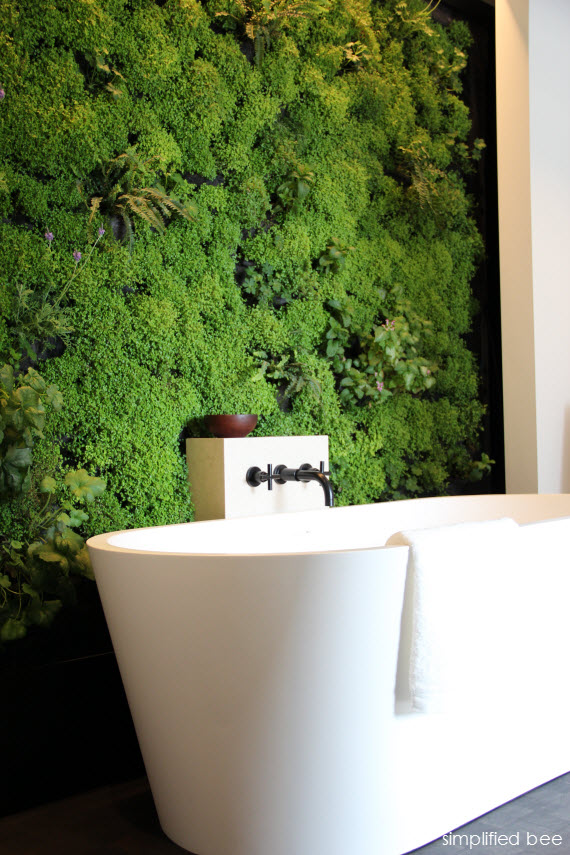 SF Decorator Showcase Bath with live plant wall