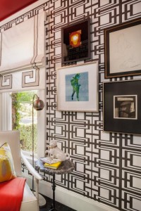 black and white geometric wallpaper