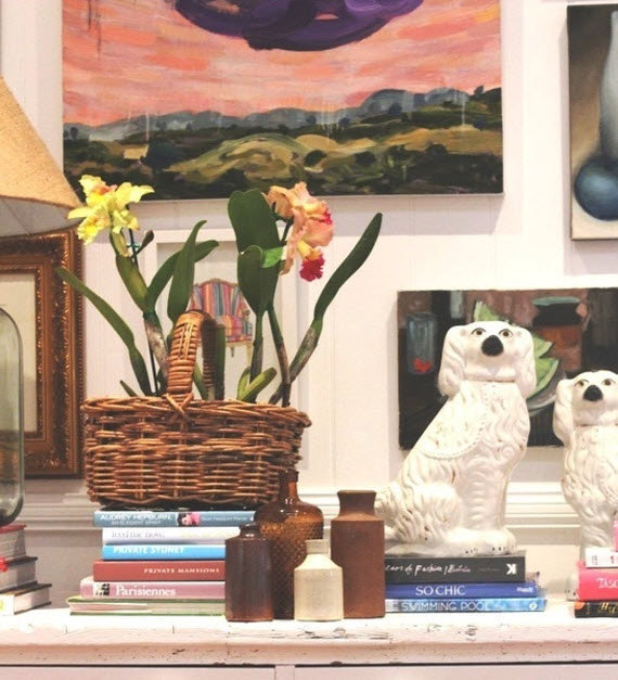 decorating with books