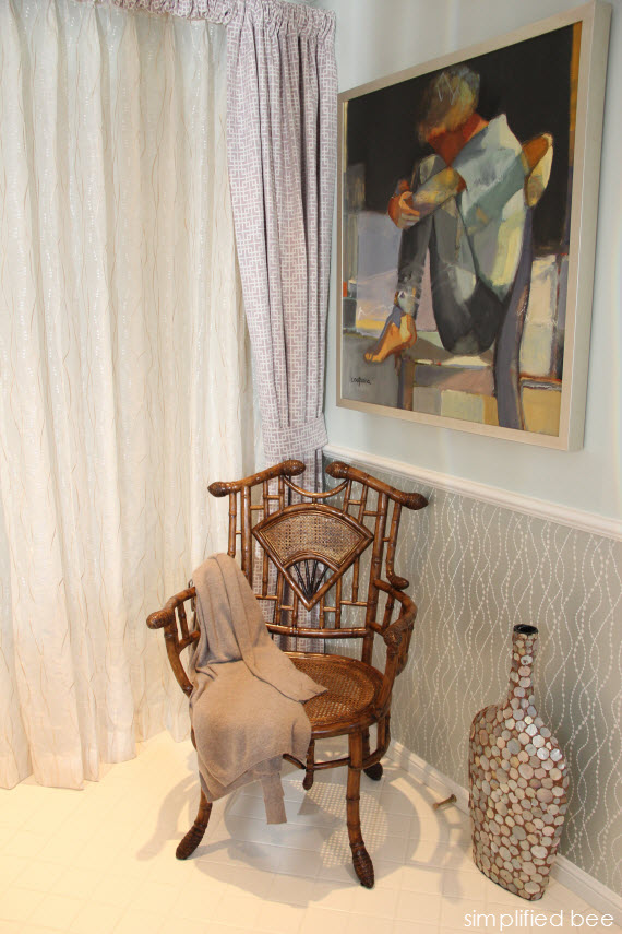 Bamboo Dynasty Chair - Bathroom by Julianne Quelle Interior Design