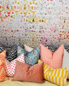 Brit Pop Wallpaper by Elitis - Writer's Retreat by Kriste Michelini Interiors