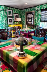 Lilly Pulitzer Card Room designed by Scot Meacham Wood