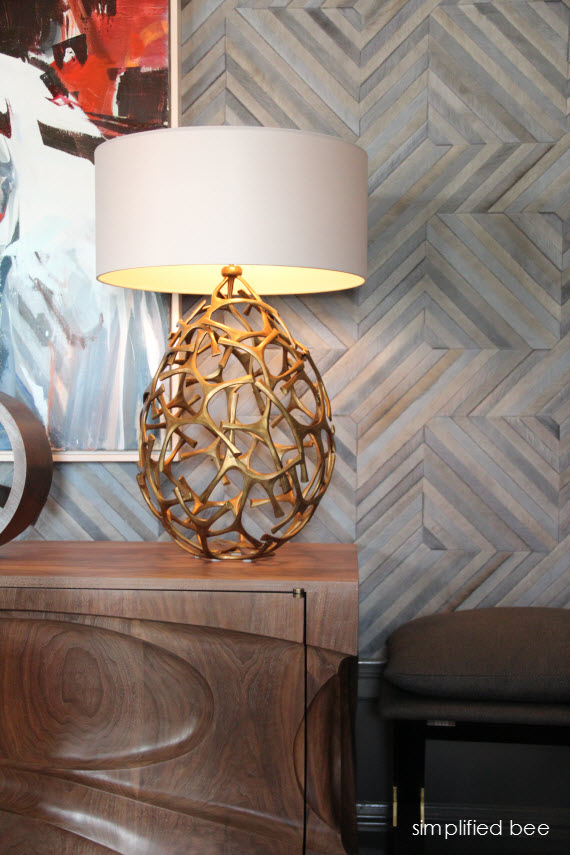 brass table lamp - San Francisco Decorator Showcase - Jeffers Design Group