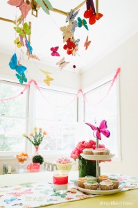 butterfly fiesta party ideas // simplified bee