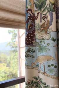 chinoiserie fabric - window treatment