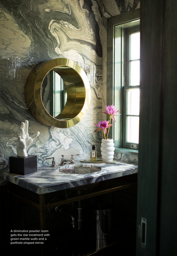 Marble Bathroom by Kelly Wearstler
