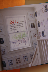 art wall from book illustrations