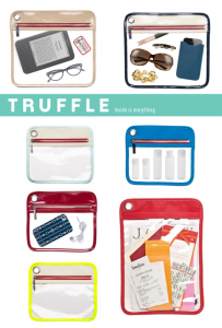 stylish see-through pouch for handbags - organized living