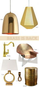 Brass - Interior Design Trend