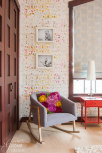 Colorful girls bedroom - Grace Home Designs