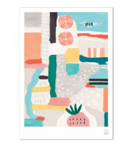 Colorful Swedish inspired artwork #swedish #art #colorful