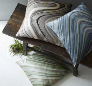 marbled throw pillows - West Elm