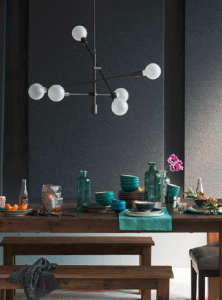 mobile exposed bulb chandelier - West Elm