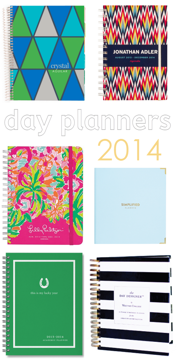 Stylish Daily Planners for 2014