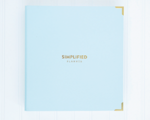 simplified day planner / binder for 2014