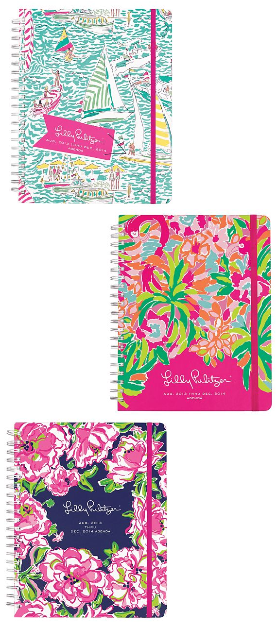 Colorful Daily Planners by Lilly Pulitzer 2014