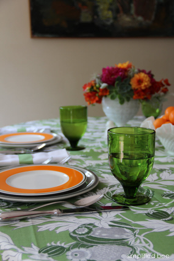summer entertaining tablescape - Simplified Bee