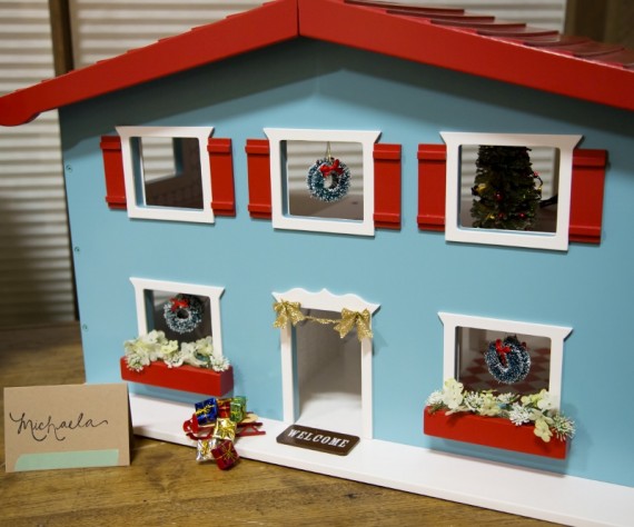 The Land of Nod Cottage Dollhouse - Christmas Decor