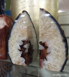 agate bookends // holiday gift // #thegifter