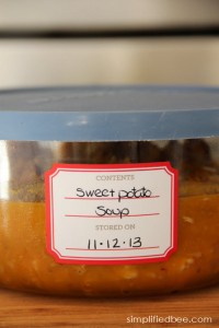 dishwasher safe laels for food containers - Simplified Bee