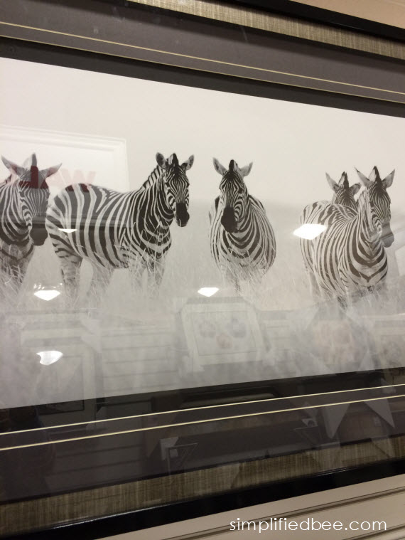 large-scale zebra art #thegifter