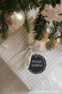 reusable chalkboard gift labels - Simplified Bee #labels