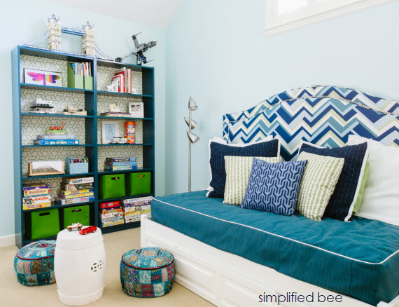 playroom and guest room design // cristin priest // simplified bee