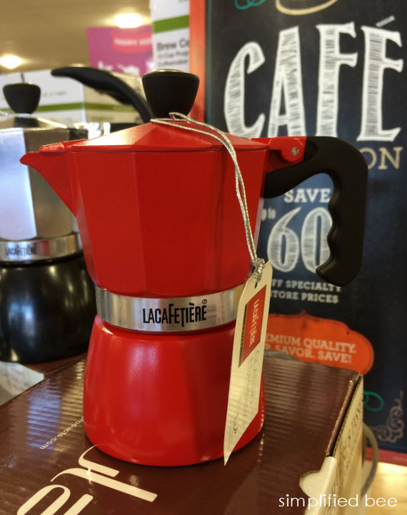 red espresso 3 cup - gift idea